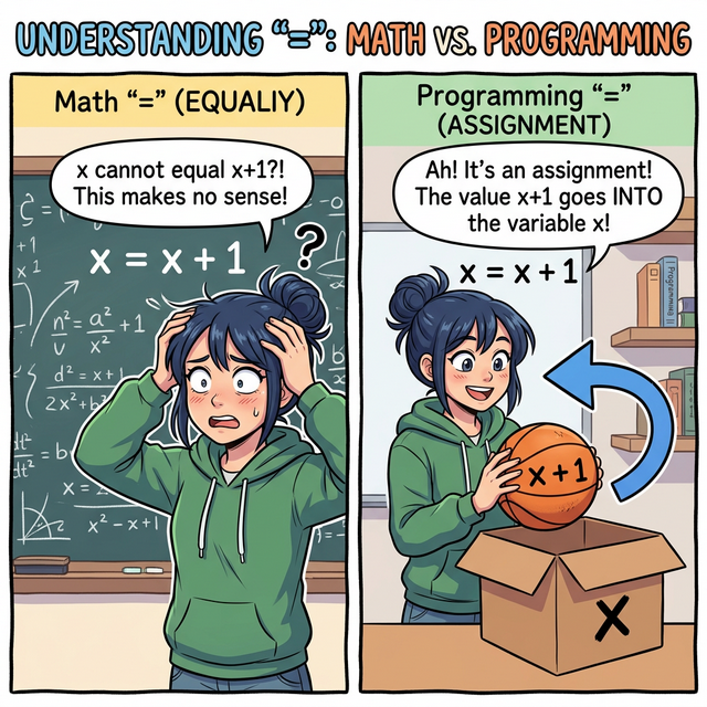 수학 = vs 프로그래밍 = 비교 웹툰