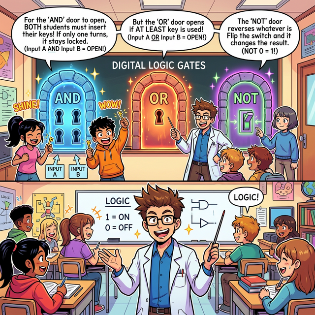 논리 연산자 웹툰