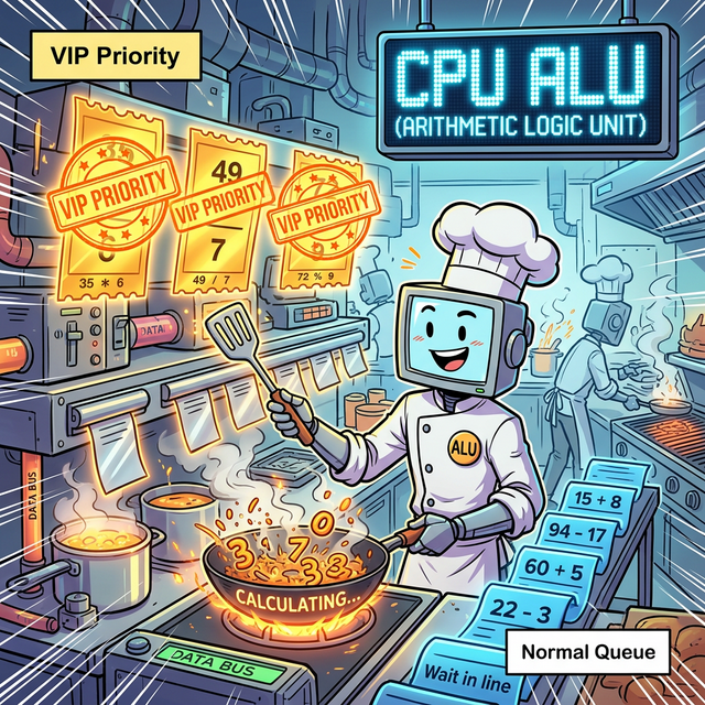 CPU ALU 레스토랑 웹툰