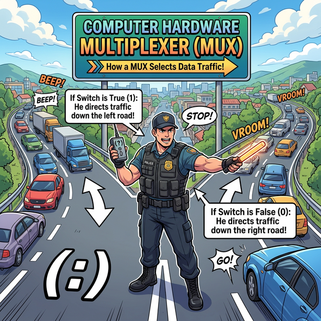 멀티플렉서 교통경찰 웹툰