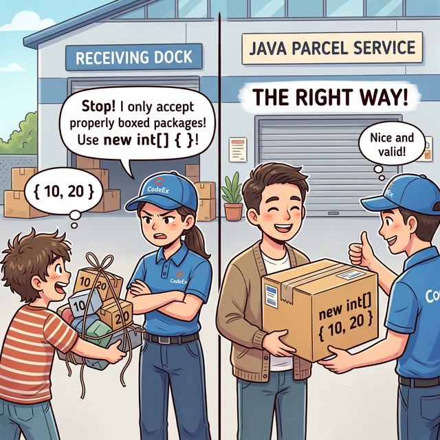 배열 매개변수 에러 웹툰