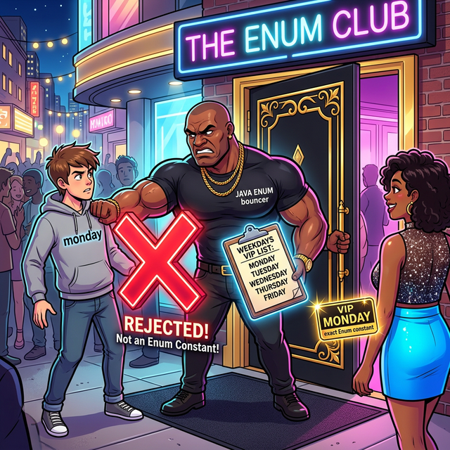 열거 타입 클럽 기도 웹툰