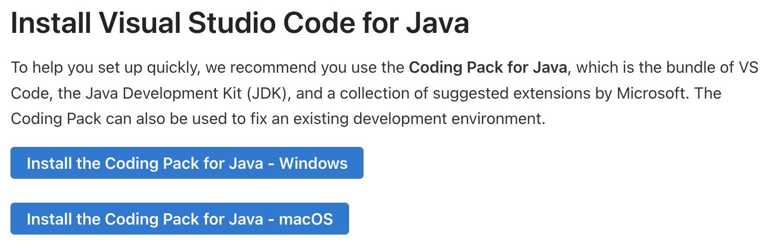 VS Code Coding Pack