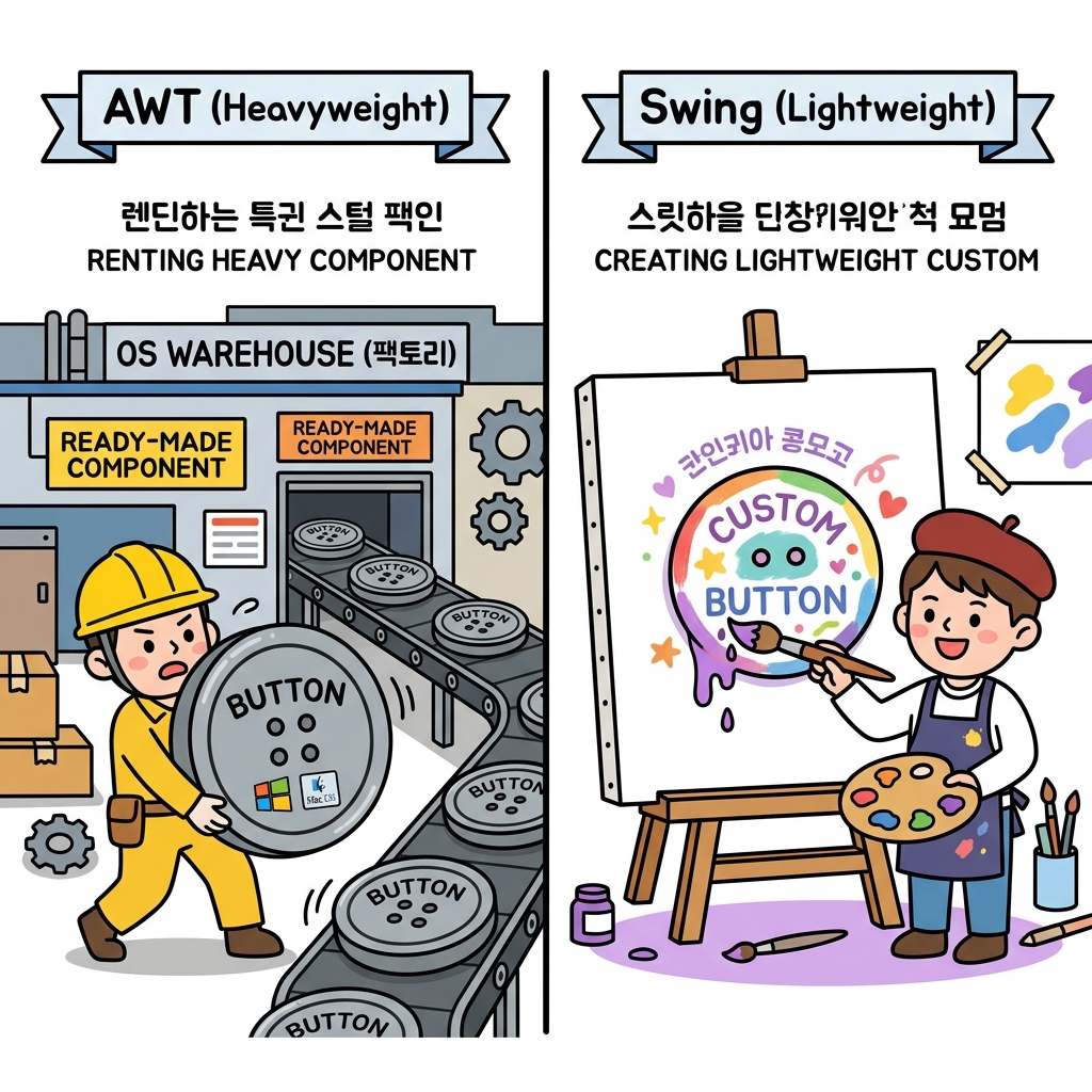 AWT Heavyweight 개념