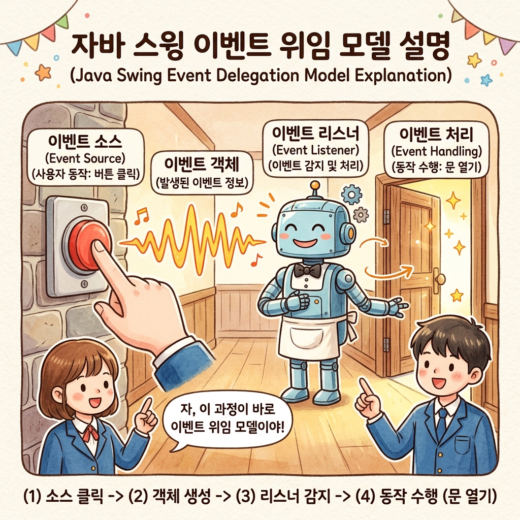 이벤트 처리 개념 비유