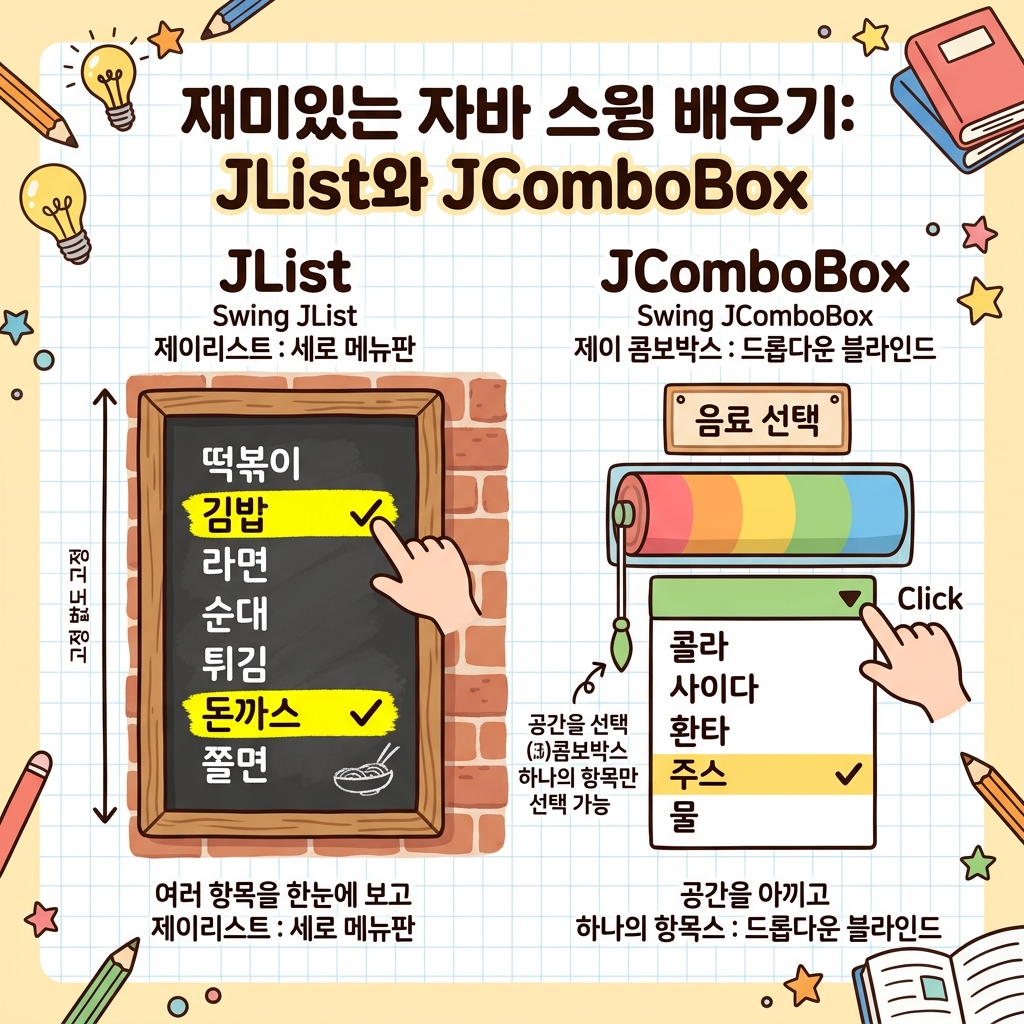 리스트 컴포넌트 개념 비유