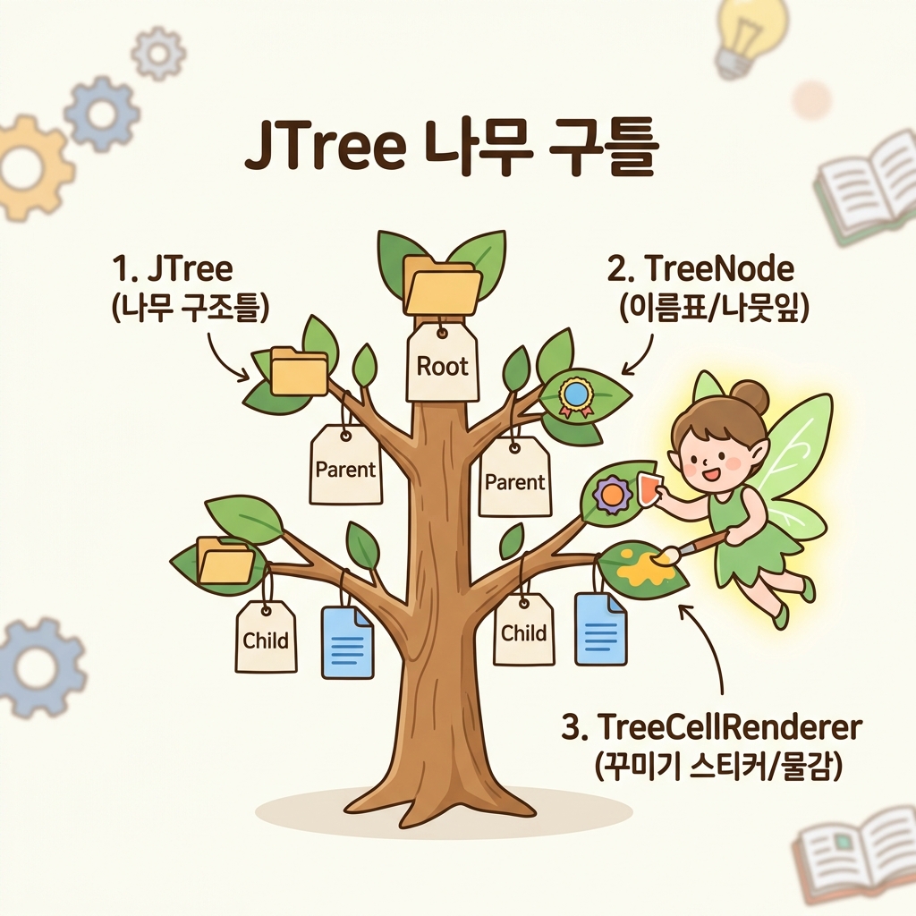 JTree 개념도